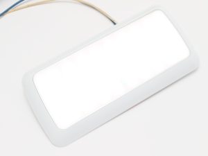 キャンピングカーパーツセンター #211102 LEDスリムライト角/白12V・24V