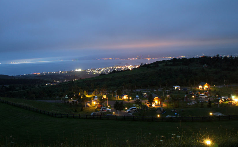 【いわないリゾートパークオートキャンプ場マリンビュー】高台から日本海を見下ろす 絶景のオートキャンプ場　