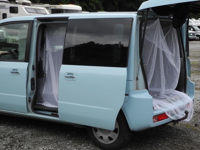 【キャンピングカーコラム　バックナンバー第222回】古式ゆかしき蚊帳で大人気の車中泊に夏対策！（2020年7月3日）